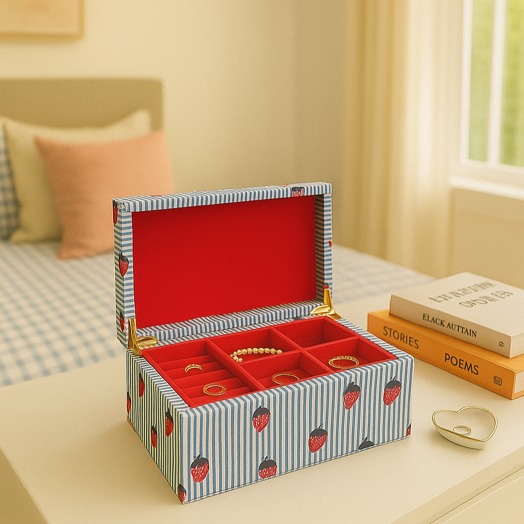 Strawberry Fields Large Jewellery Box