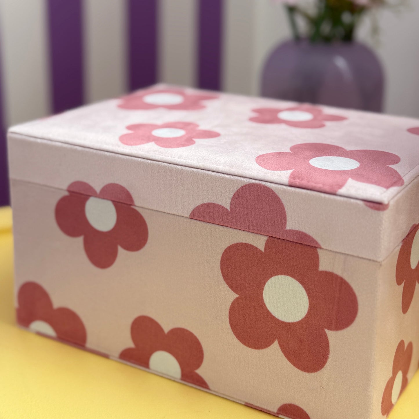 Blushing Blooms Large Jewellery Box