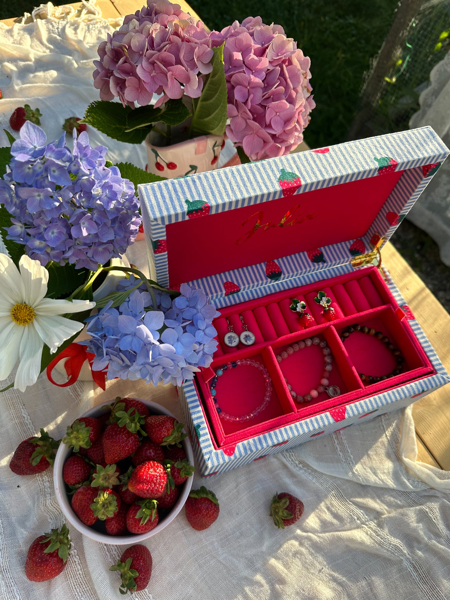 Strawberry Fields Jewellery Box