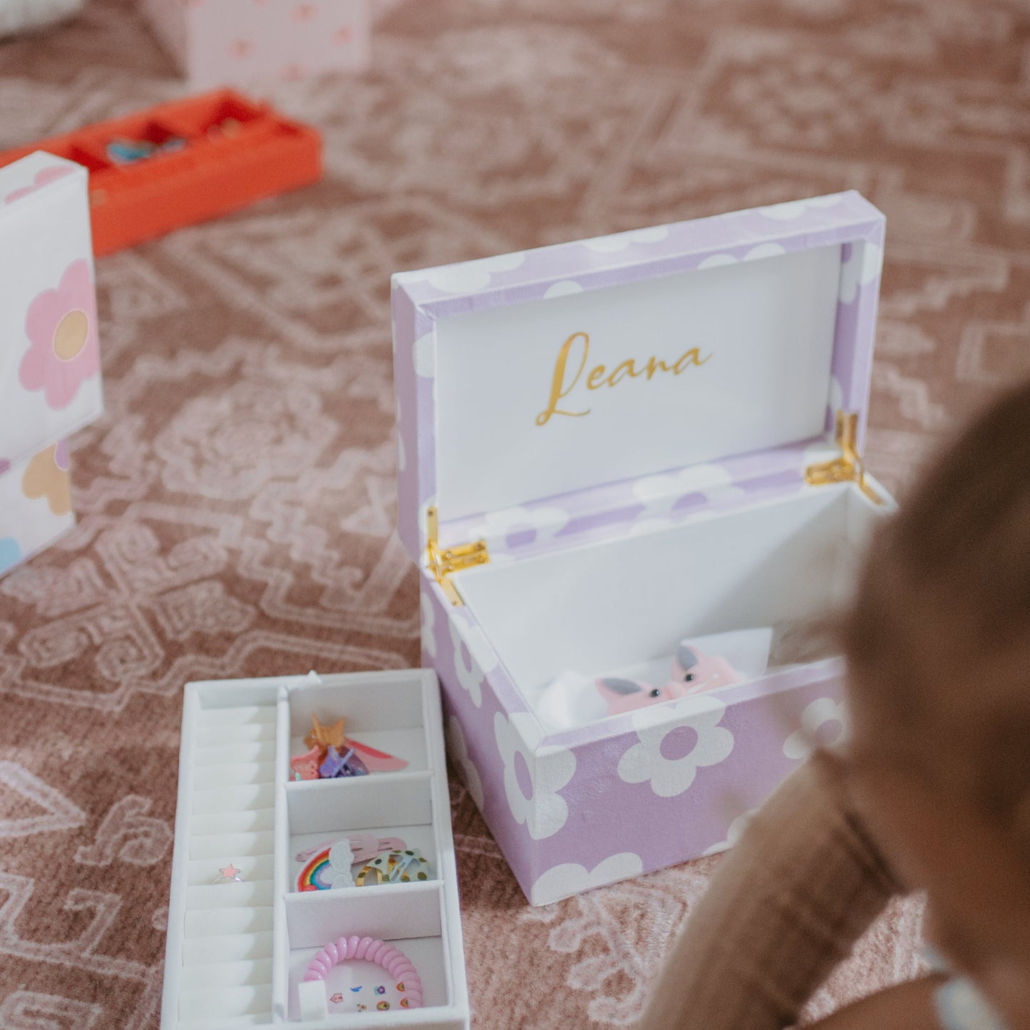 Lilac Sunshine Large Jewellery Box