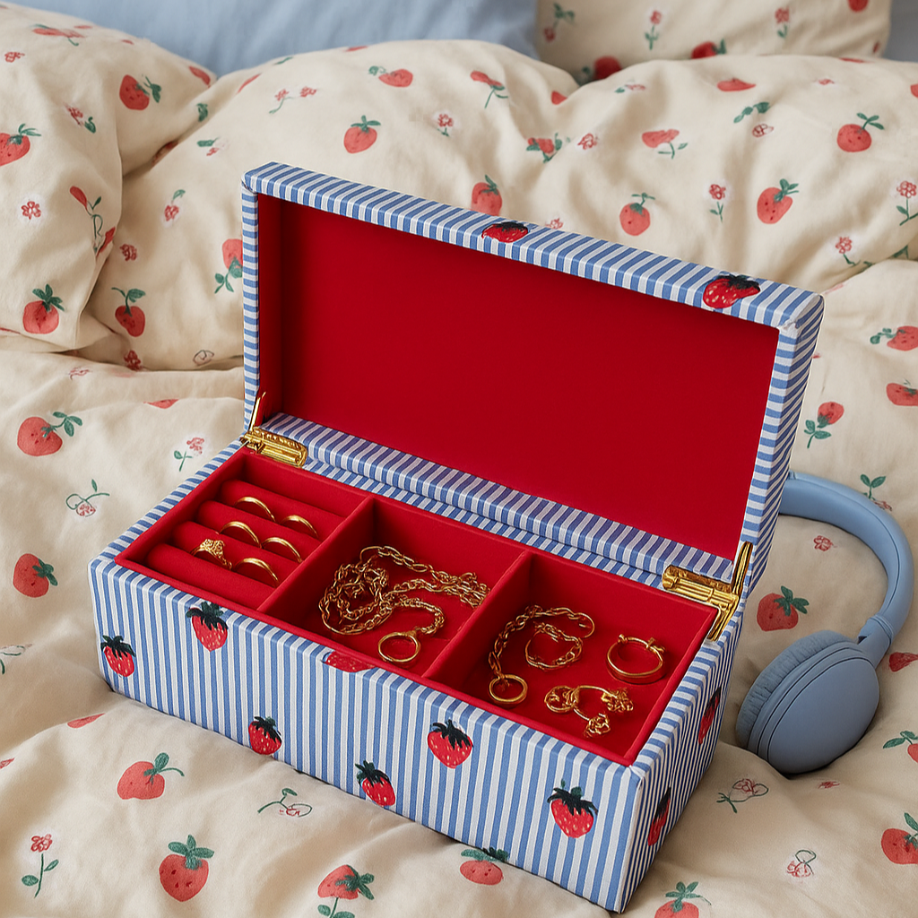 Strawberry Fields Large Jewellery Box