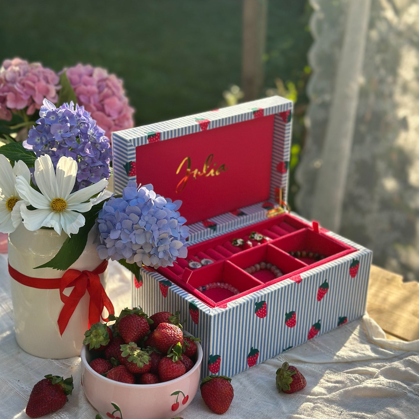 Strawberry Fields Jewellery Box