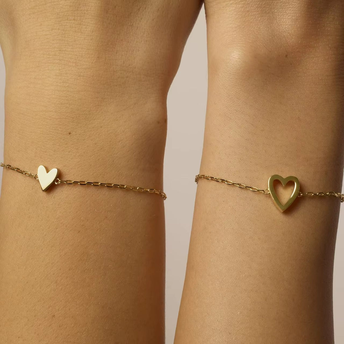 Mummy & Me heart bracelets