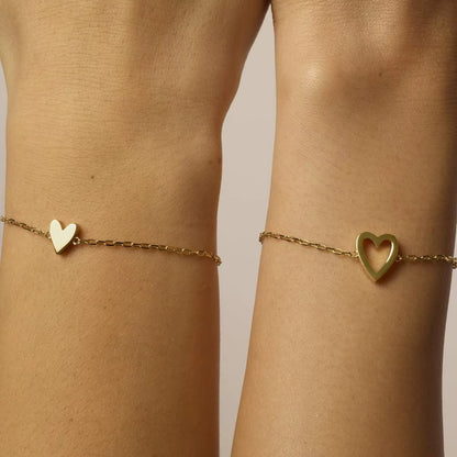 Mummy & Me heart bracelets