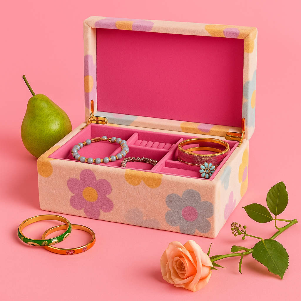 Ditzy Daisy Large Jewellery Box