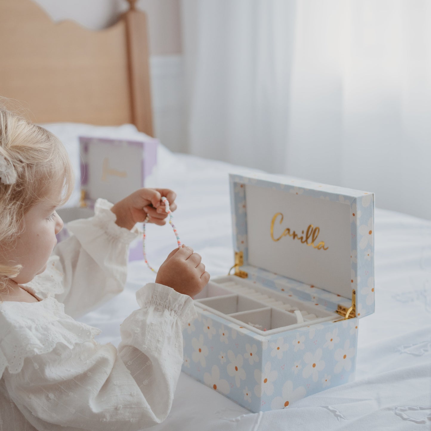 Camilla Blue Large Jewellery Box