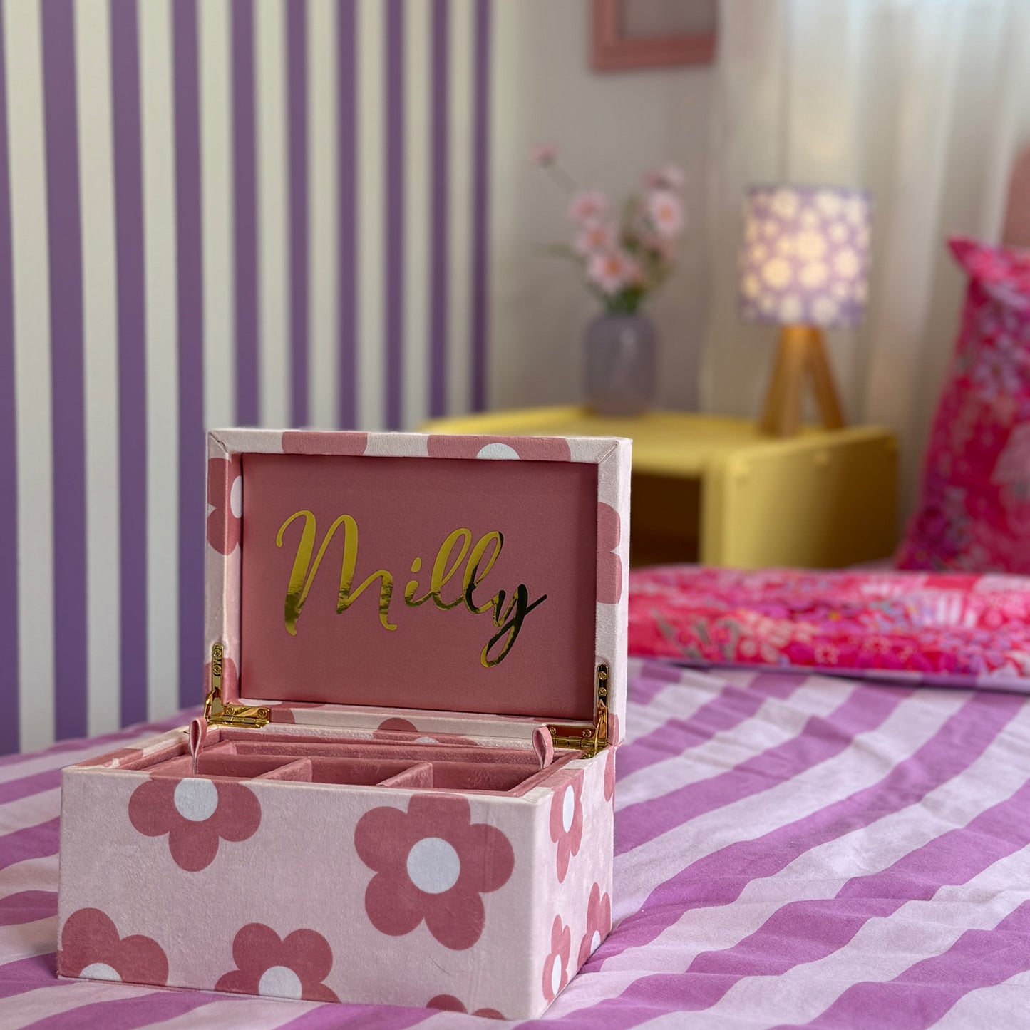 Blushing Blooms Large Jewellery Box