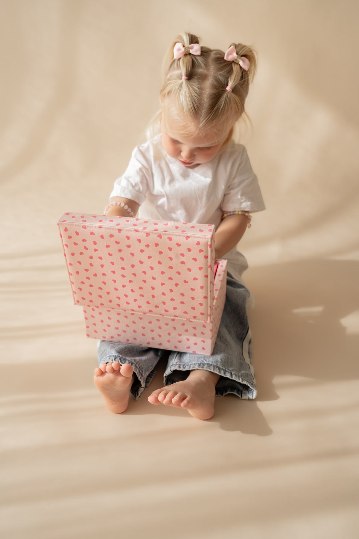 Pink of Hearts Jewellery Box