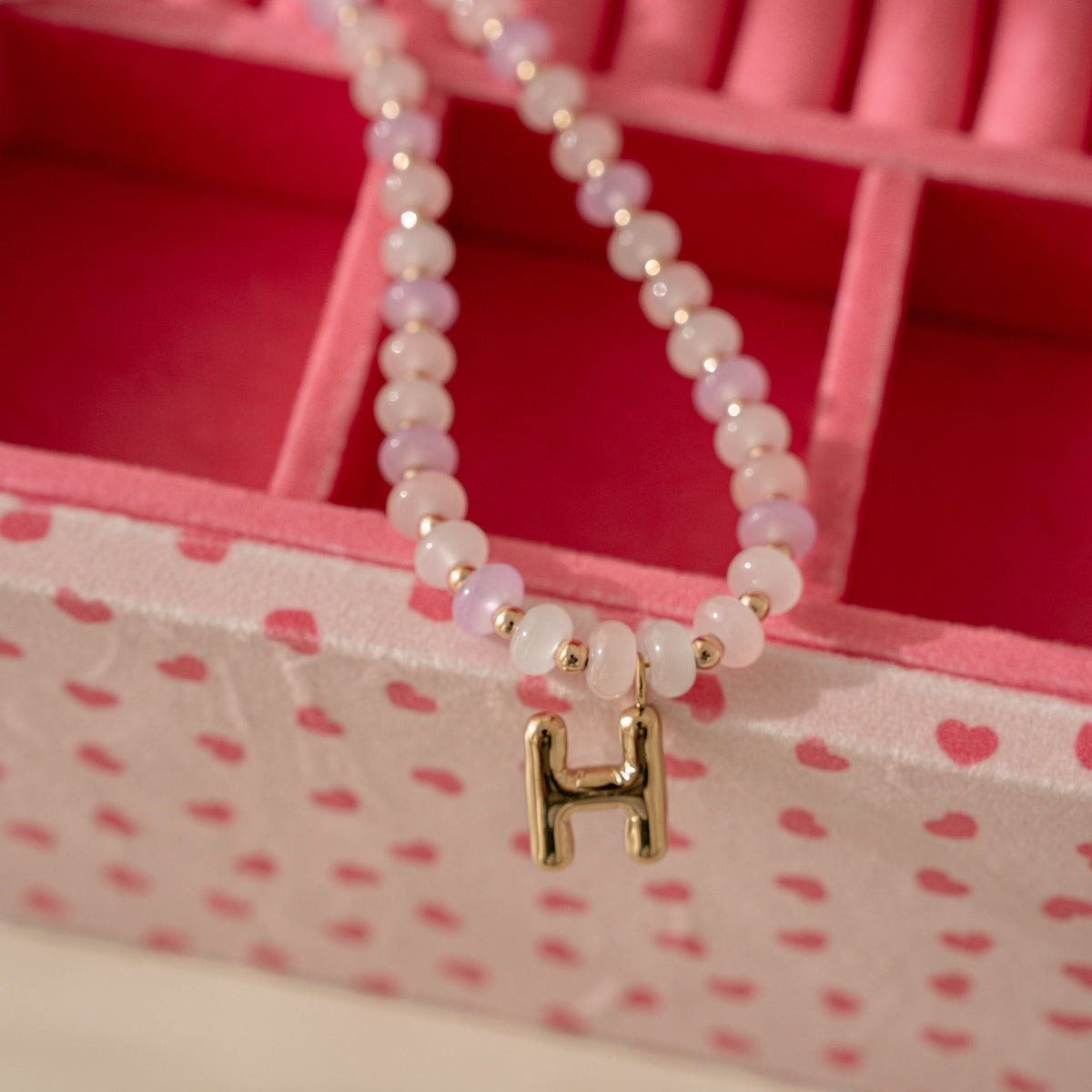 Pink of Hearts Jewellery Box