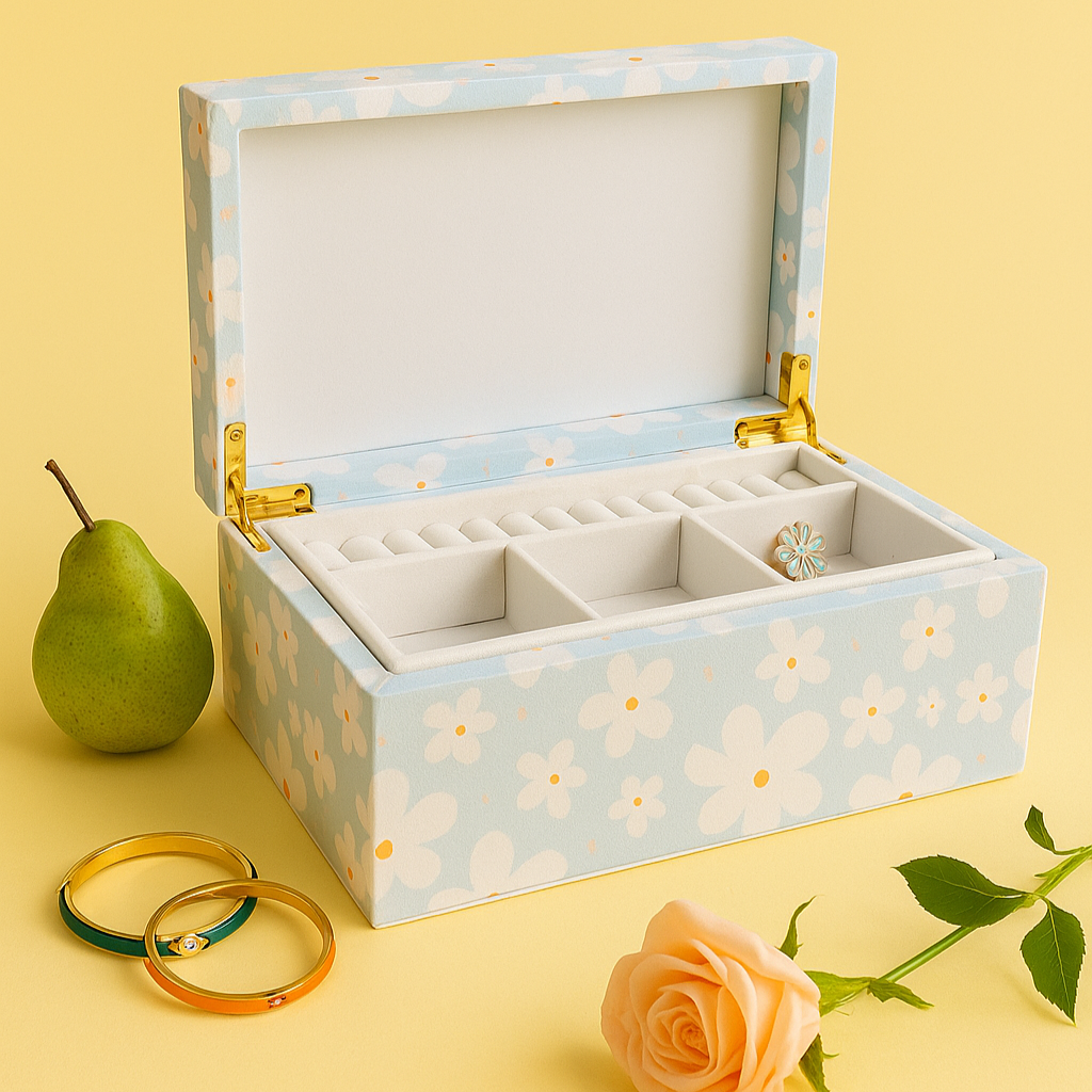 Camilla Blue Large Jewellery Box