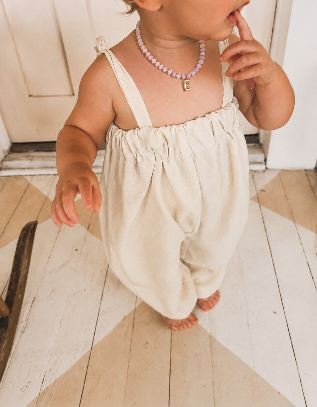 Bubble Initial Necklace