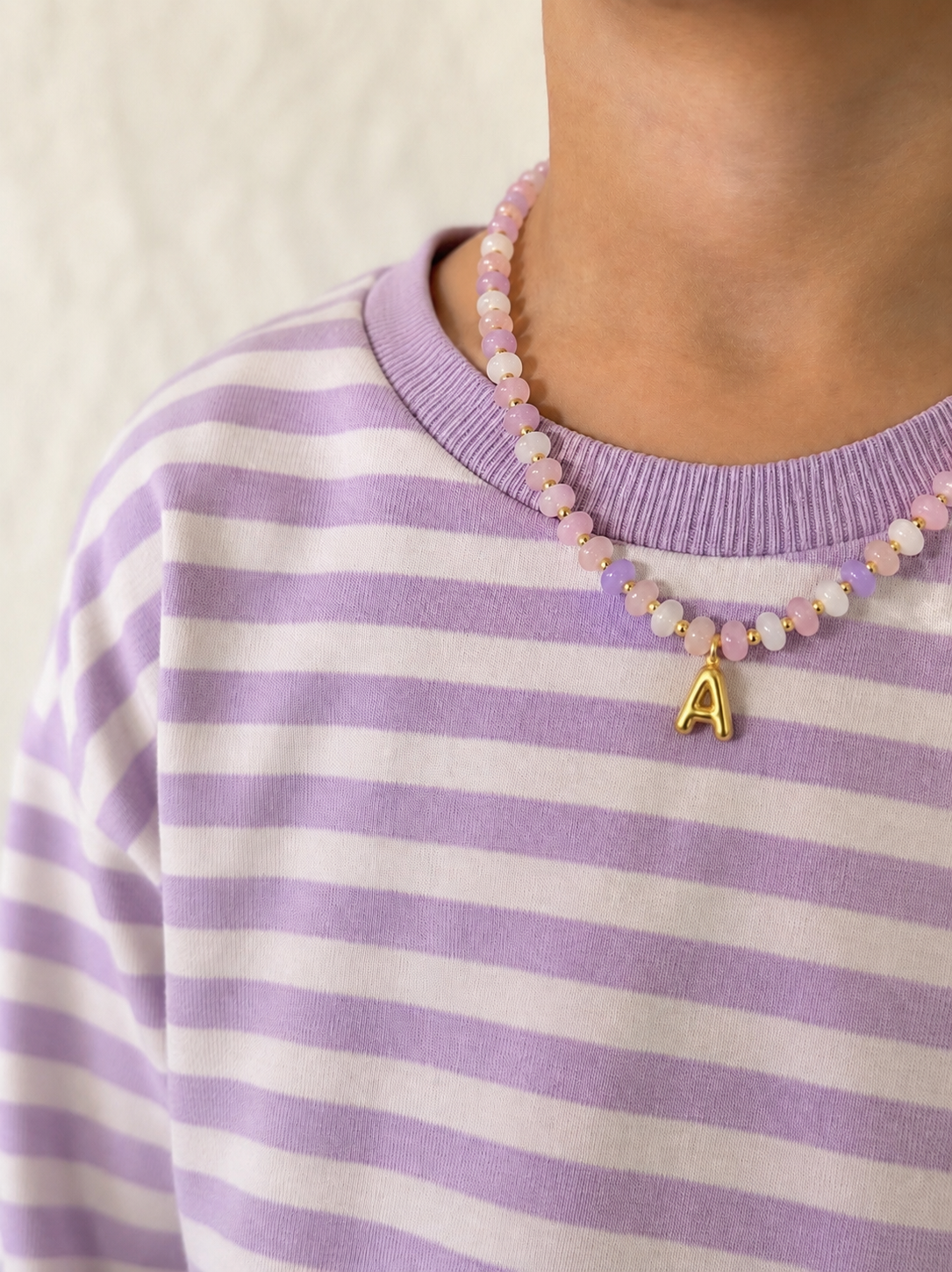 Bubble Initial Necklace