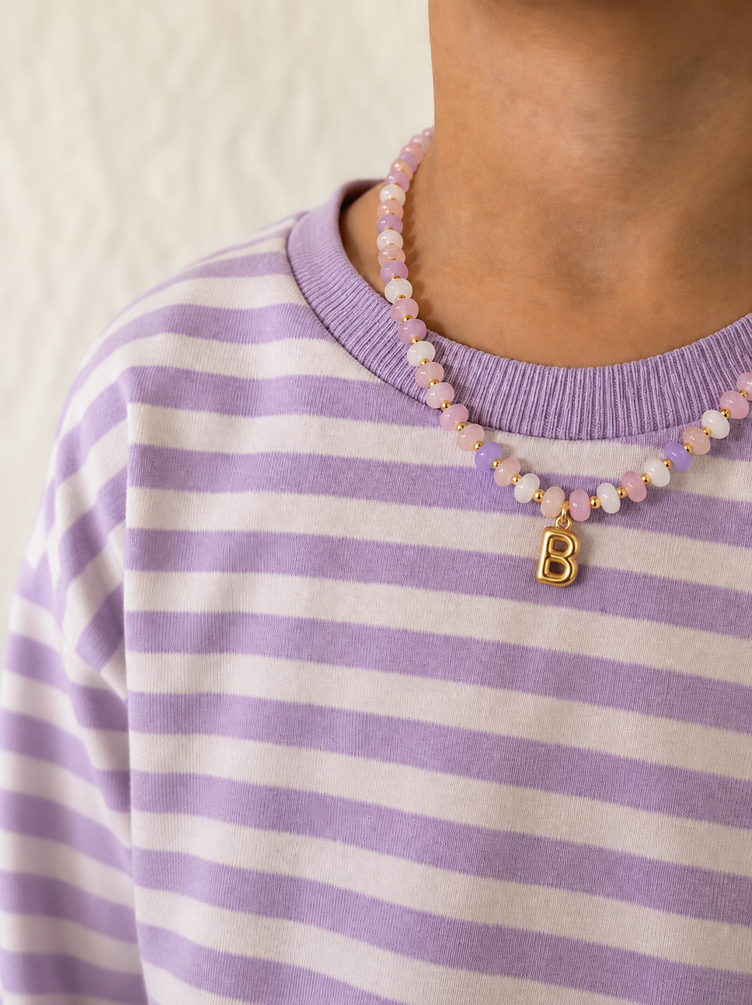 Bubble Initial Necklace