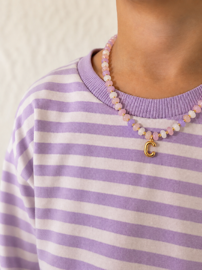 Bubble Initial Necklace