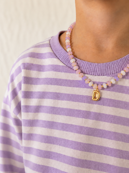 Bubble Initial Necklace
