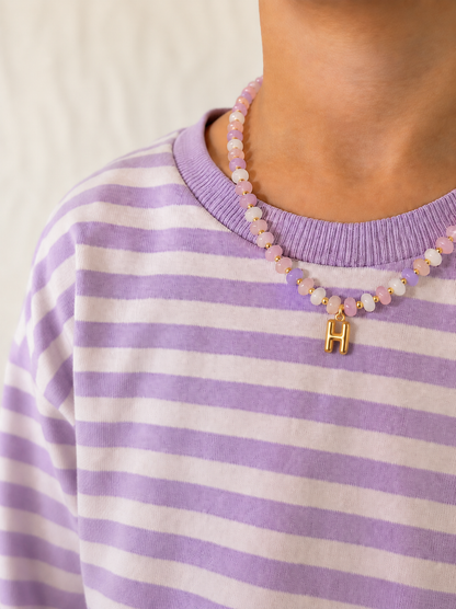 Bubble Initial Necklace