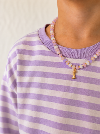 Bubble Initial Necklace