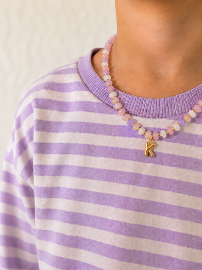 Bubble Initial Necklace
