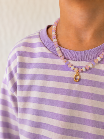 Bubble Initial Necklace
