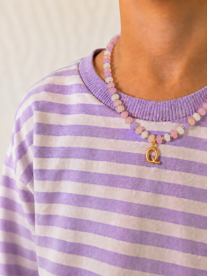 Bubble Initial Necklace