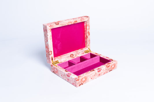 Posy Field Small Velvet Jewellery Box