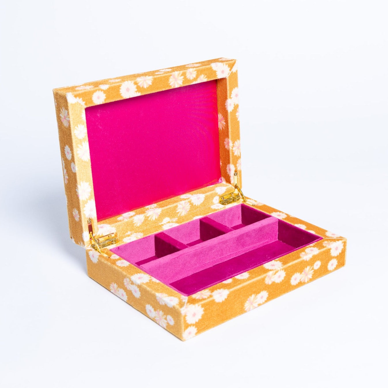 Golden Hour Small Velvet Jewellery Box